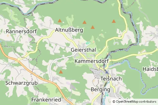 Mapa Geiersthal