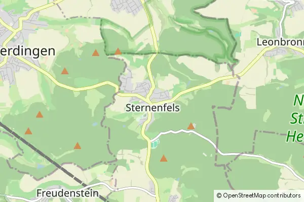 Mapa Sternenfels