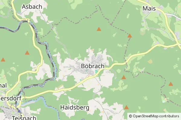 Mapa Böbrach