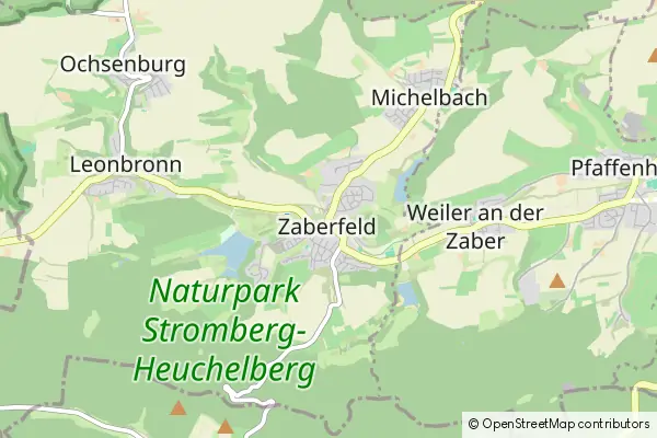 Mapa Zaberfeld