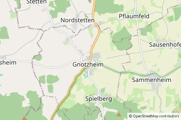 Mapa Gnotzheim