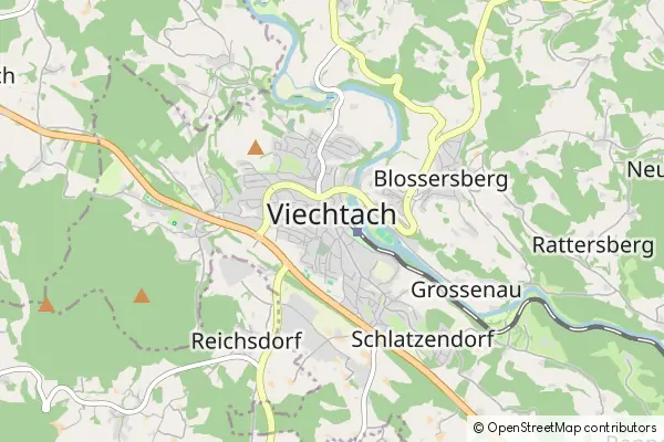 Mapa Viechtach