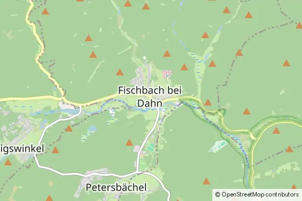 Mapa Fischbach bei Dahn