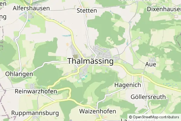 Mapa Thalmässing