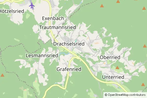 Mapa Drachselsried