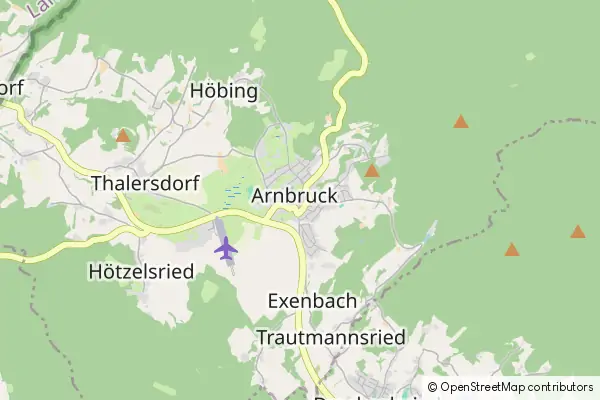 Mapa Arnbruck