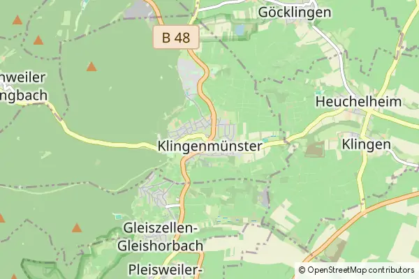 Mapa Klingenmünster