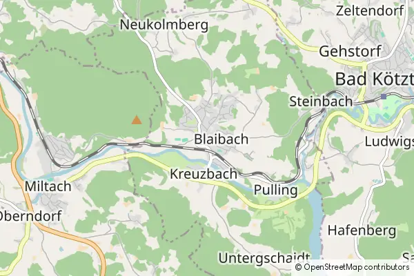 Mapa Blaibach