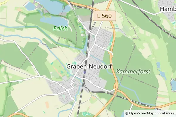 Mapa Graben-Neudorf