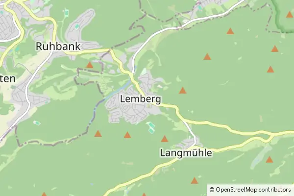 Mapa Lemberg