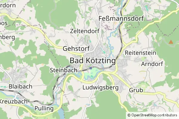 Mapa Bad Koetzting