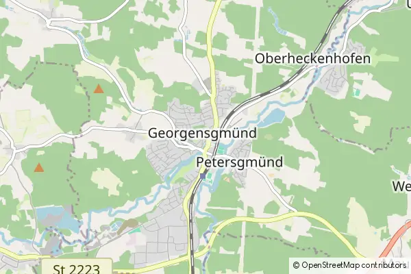 Mapa Georgensgmuend