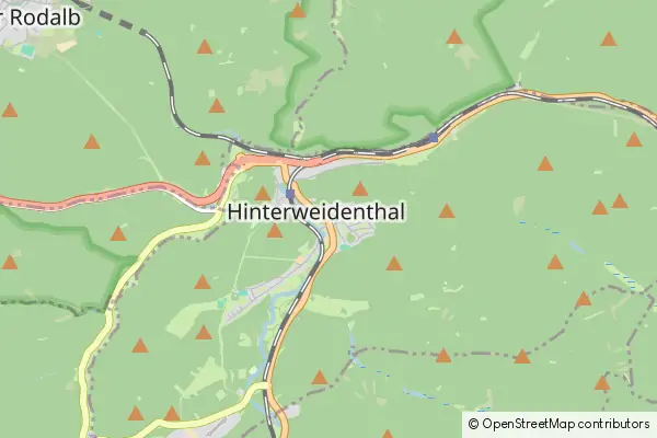 Mapa Hinterweidenthal