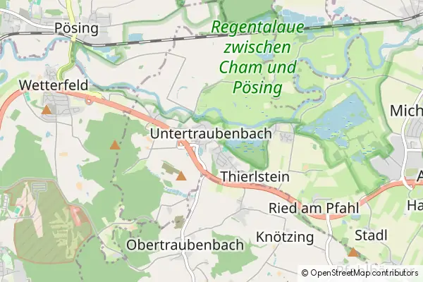 Mapa Untertraubenbach