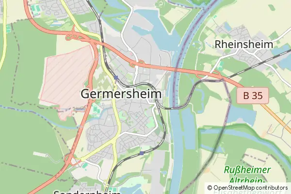 Mapa Germersheim