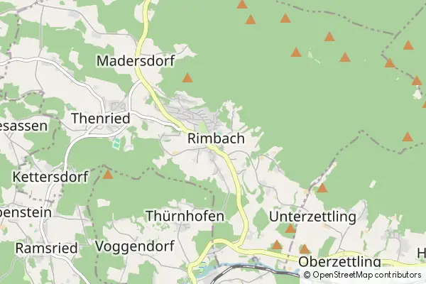 Mapa Rimbach