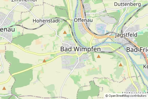 Mapa Bad Wimpfen