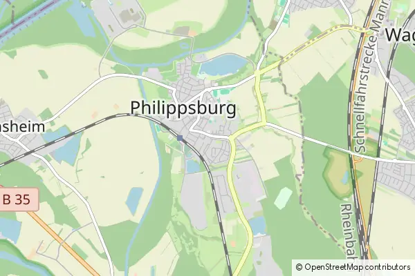 Mapa Philippsburg