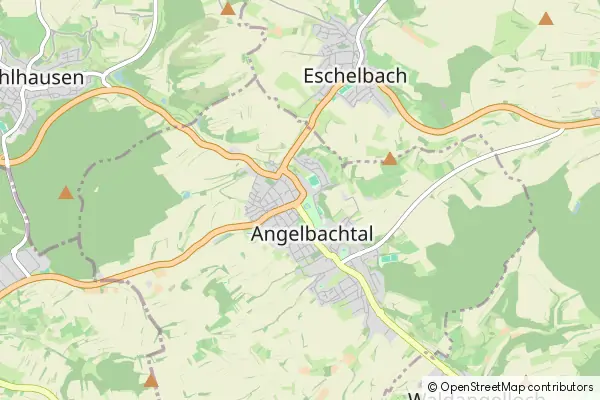 Mapa Angelbachtal