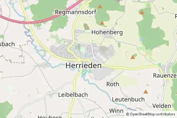 Mapa Herrieden