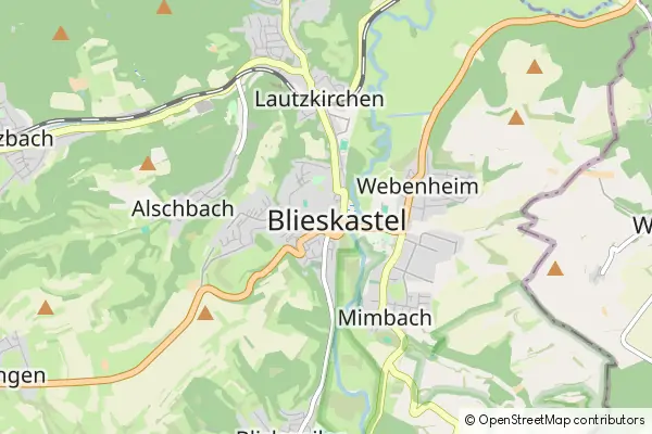 Mapa Blieskastel