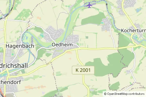 Mapa Oedheim