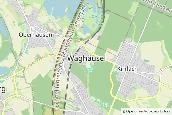 Mapa Waghäusel