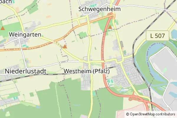 Mapa Westheim