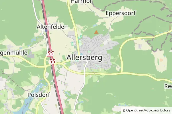 Mapa Allersberg