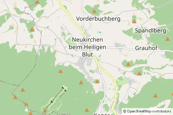 Mapa Neukirchen beim Heiligen Blut