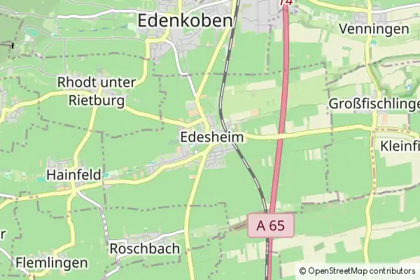 Mapa Edesheim