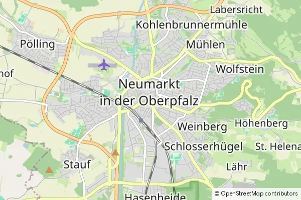Mapa Neumarkt in der Oberpfalz