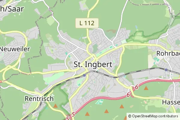 Mapa St. Ingbert