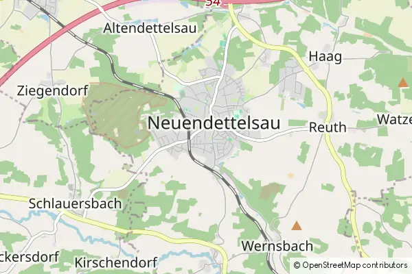 Mapa Neuendettelsau