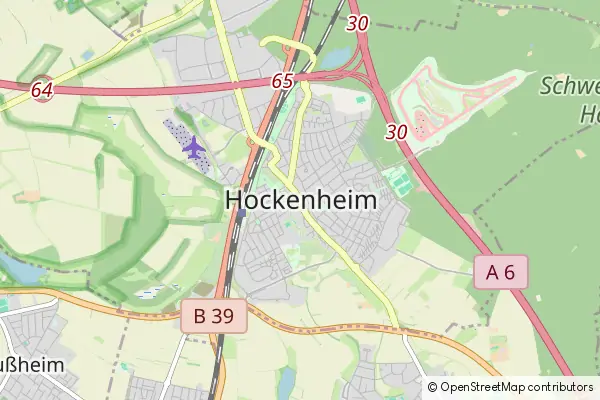 Mapa Hockenheim