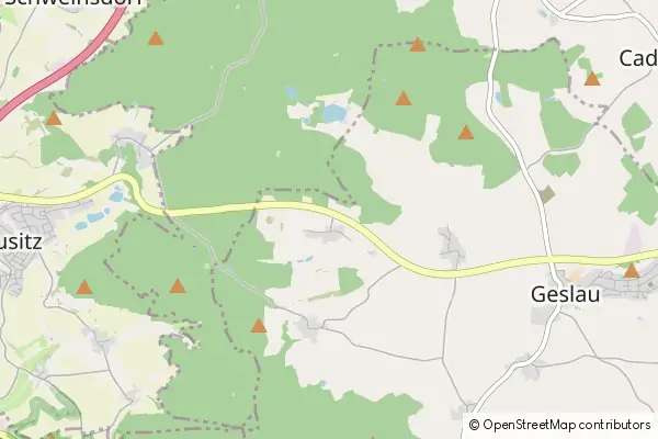 Mapa Steinbach am Wald