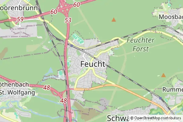 Mapa Feucht