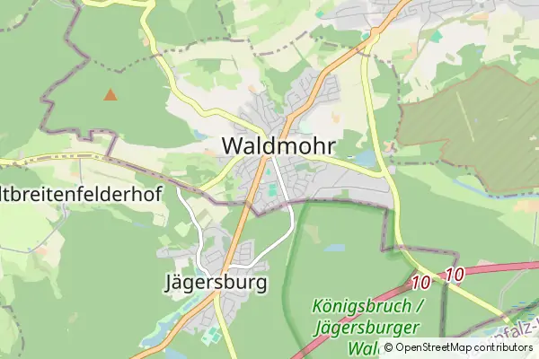 Mapa Waldmohr