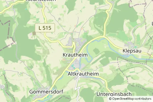 Mapa Krautheim