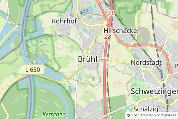 Mapa Bruehl