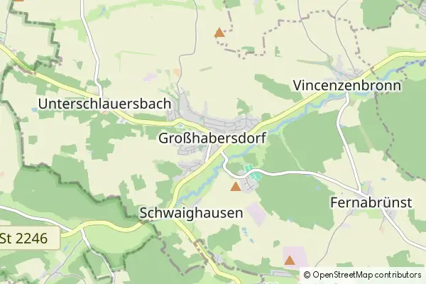 Mapa Großhabersdorf