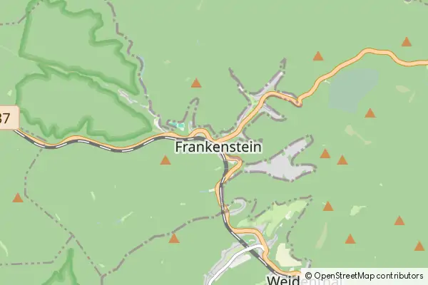 Mapa Frankenstein