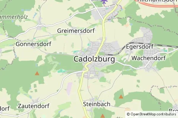 Mapa Cadolzburg