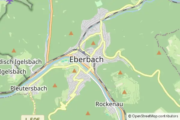 Mapa Eberbach