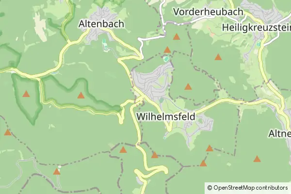 Mapa Wilhelmsfeld