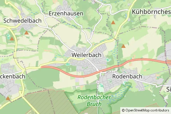 Mapa Weilerbach