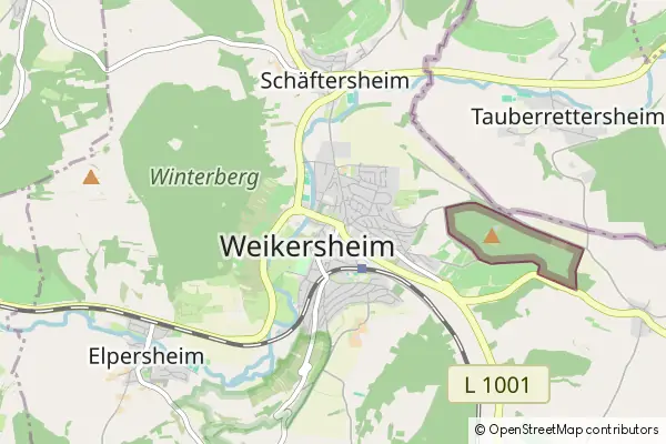 Mapa Weikersheim