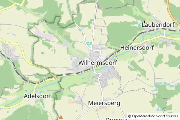 Mapa Wilhermsdorf