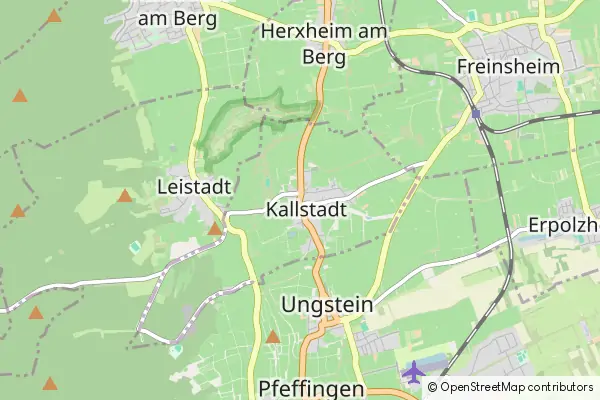 Mapa Kallstadt