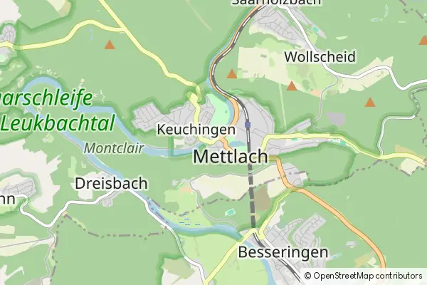 Mapa Mettlach